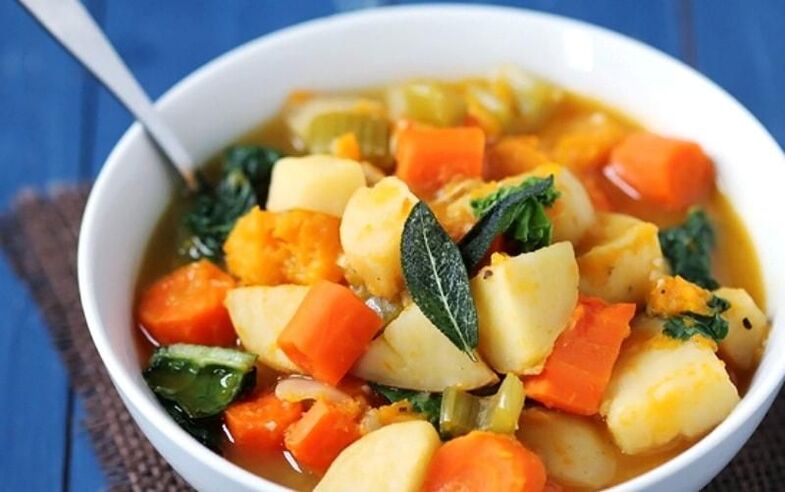 Pancreatitis Stewed Vegetables