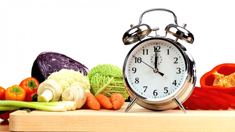 Meal time on the buckwheat diet